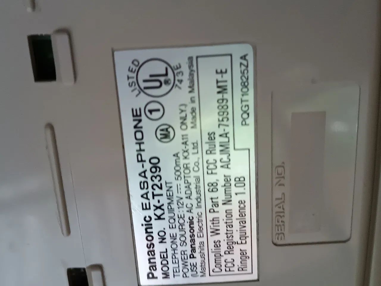 Telefone Fixo Panasonic com secretaria eletrônica kxt2390 vintage perfeito estado  - Foto 3