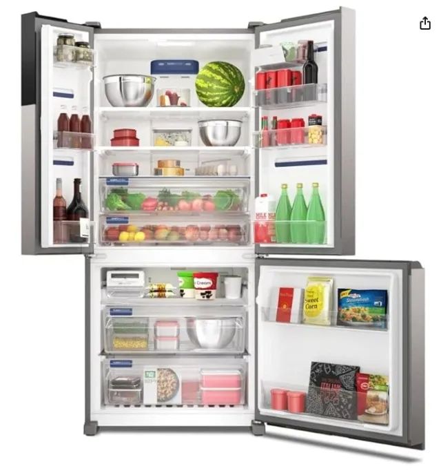 Geladeira Electrolux Frost Free Inverter 590L AutoSense 3 Portas - Inox - Modelo (IM8S) - Foto 3