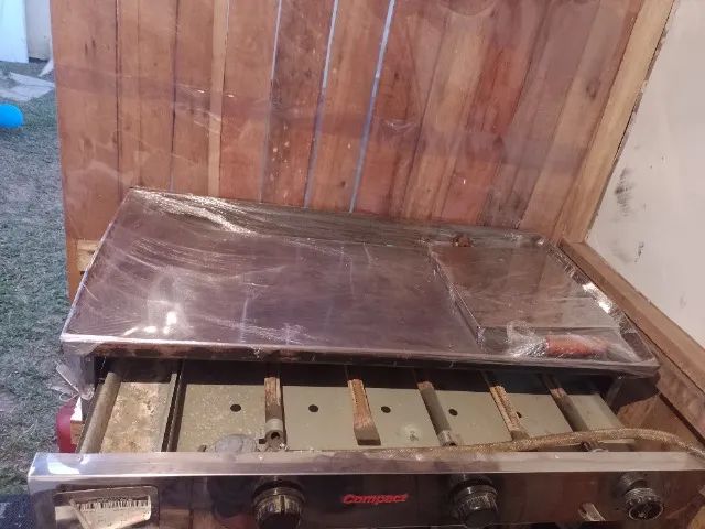 Chapa de lanche , com um metro 1 mt X 50  - Foto 5