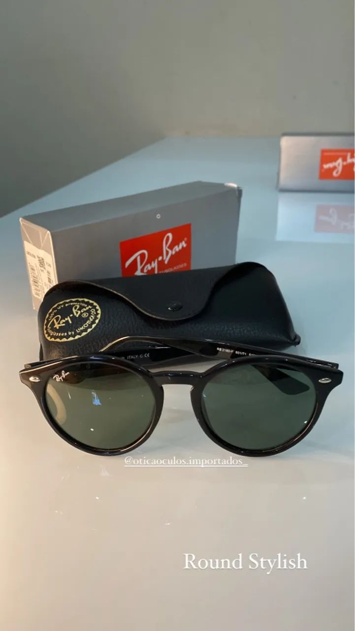 Óculos de sol Ray-Ban Round Stylish RB2180