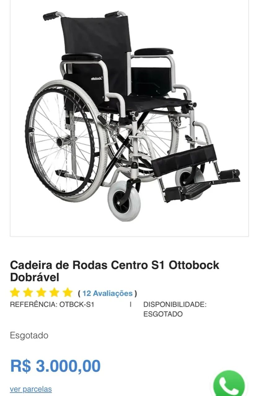 Cadeira de Rodas Ottobock - Foto 5