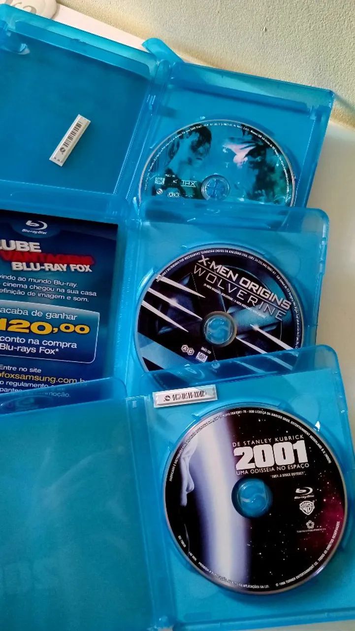 Kit 4 Dvds Blu-Ray Originais - DVD, Blu-Ray e Vídeo Cassete