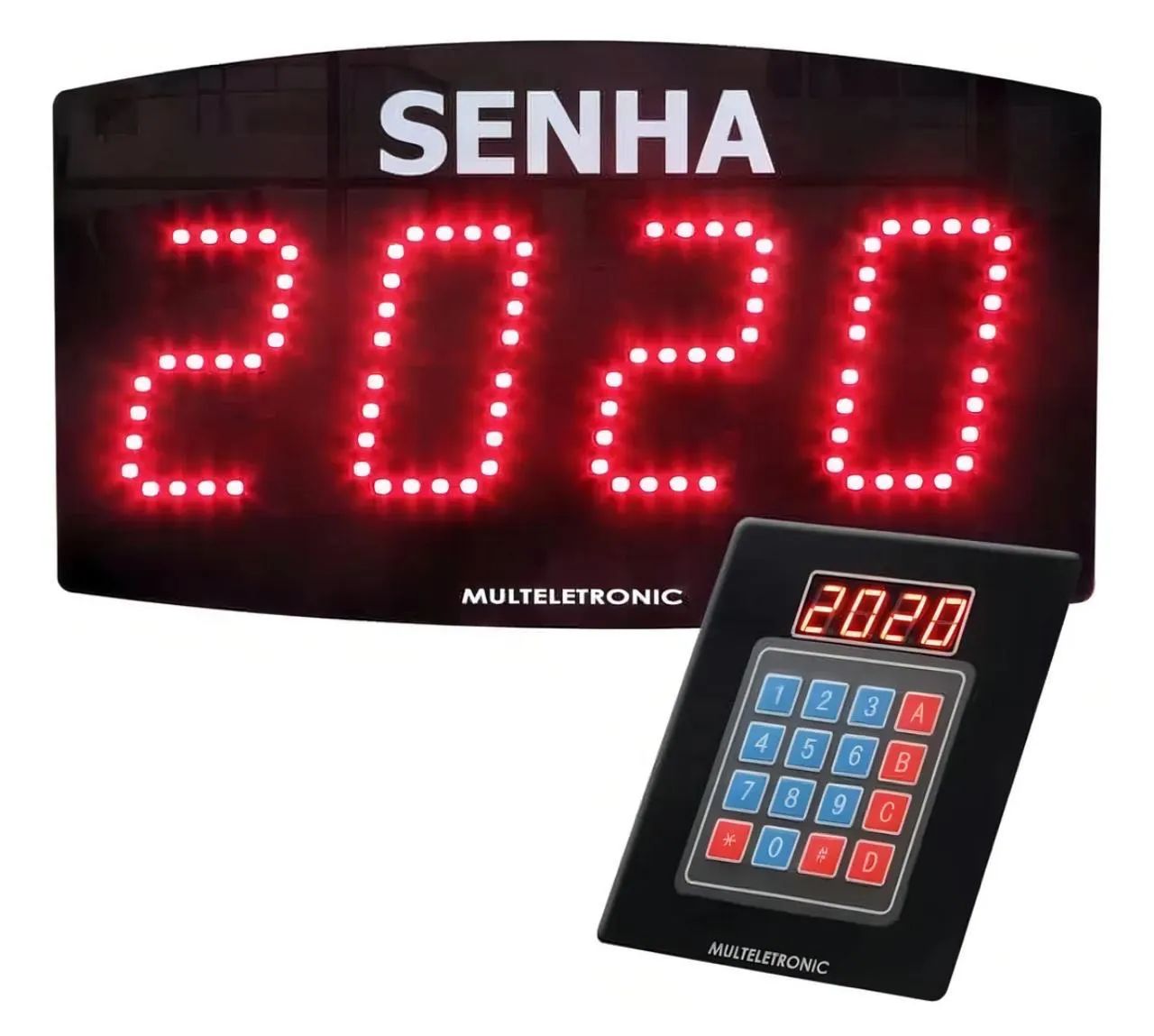 Painel De Senha Com Teclado MULTELETRONIC64842819765377120