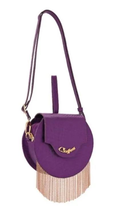 Bolsa couro legítimo Carmem Steffens 