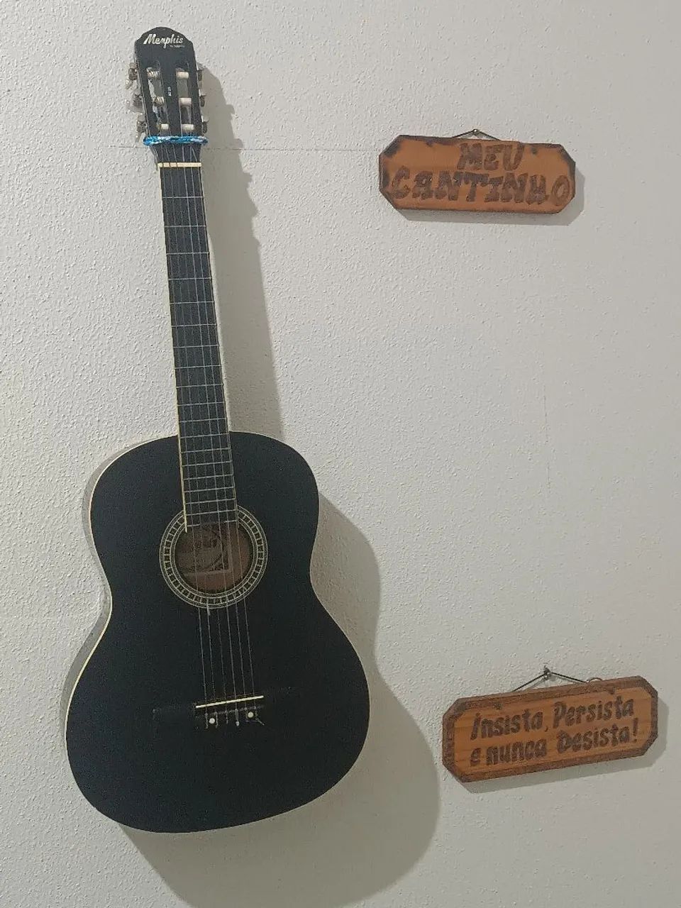 Violão acústico preto VOGA - Foto 3
