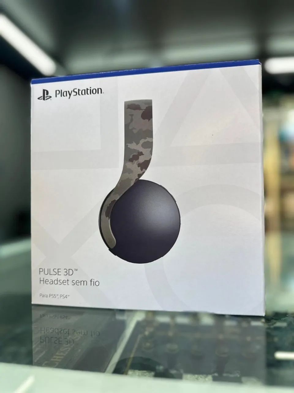 Headset sem fio Pulse Camuflado Sony - PS5