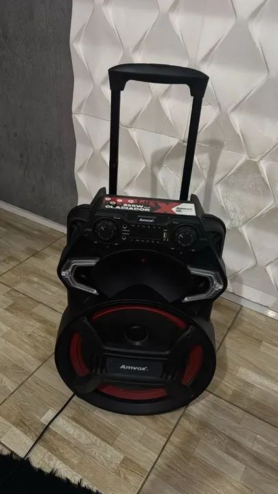 Caixa de Som Bluetooth Amvox - Potente e com Design Moderno - Foto 2