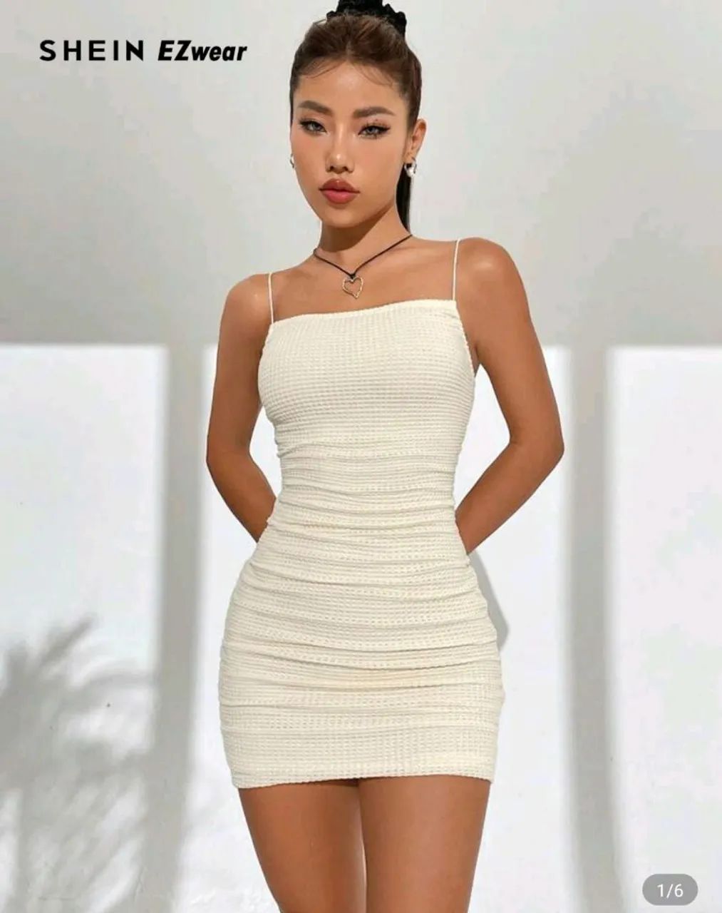 Vestido Tubinho Canelado SHEIN tamanho único 