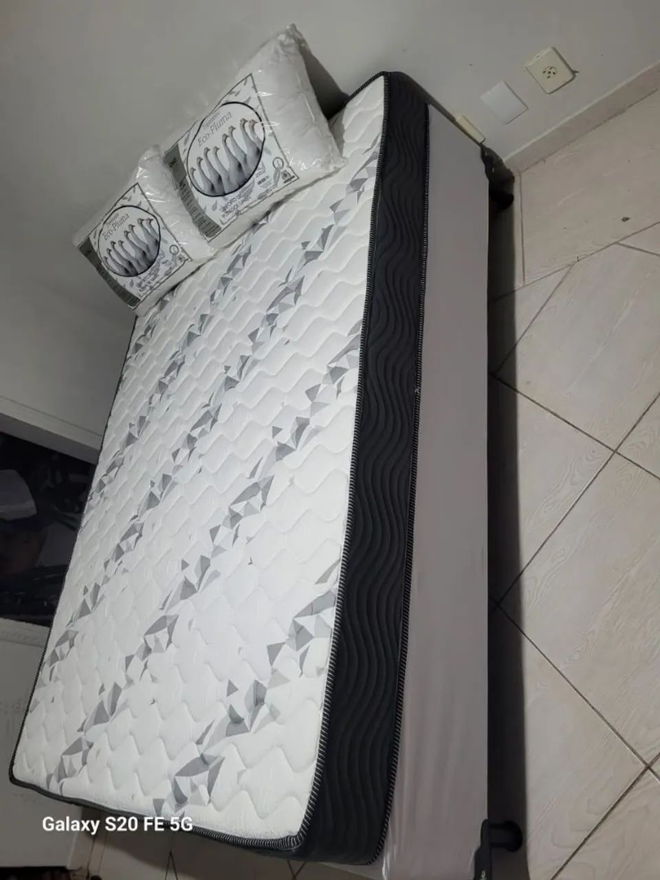 Cama Box + colchão ortobom novo $900 - Foto 5