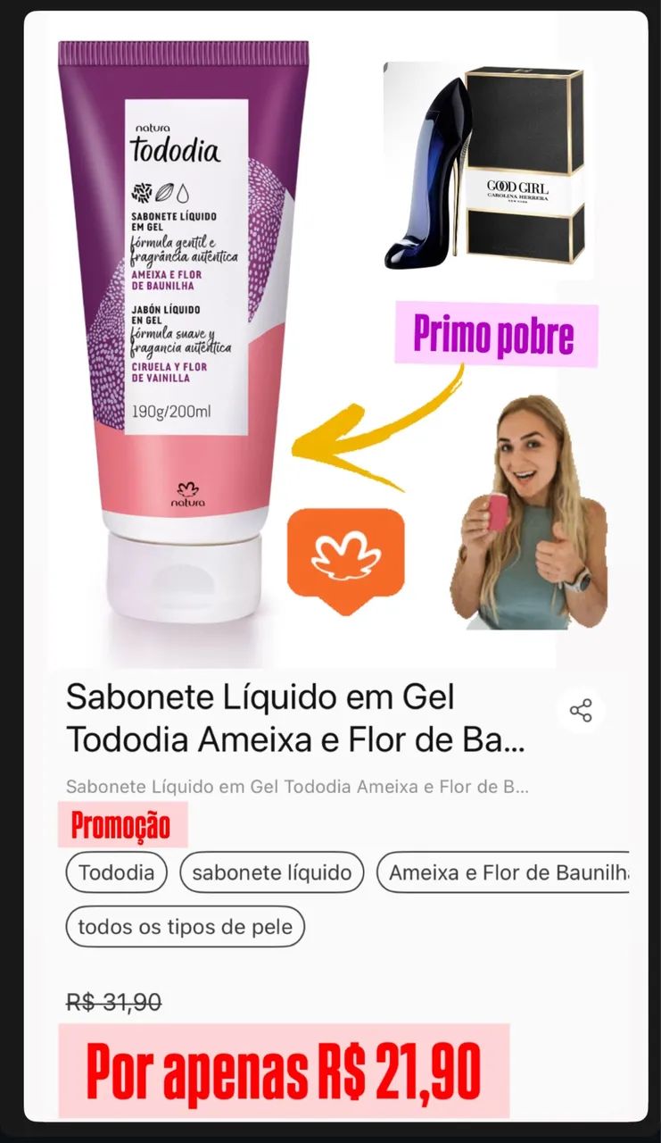 Ameixa e flor de baunilha natura - Foto 2