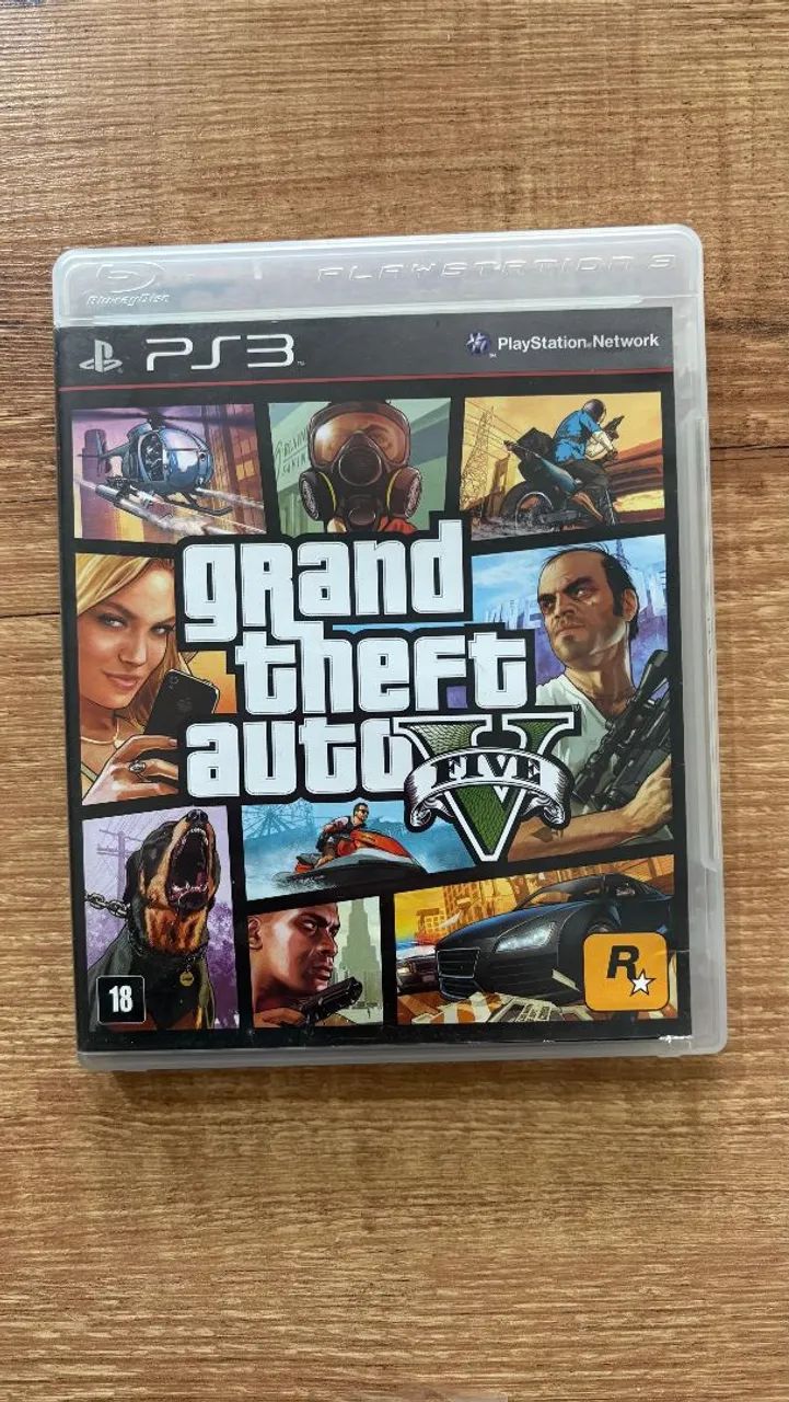 Gta 5 Jogo Ps3 com Mapa 