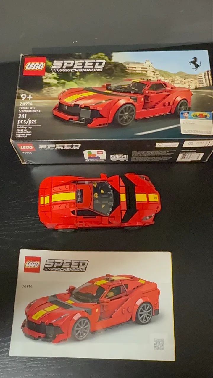 Lego Ferrari 812 competizone - Brinquedos e Jogos - Área Octogonal