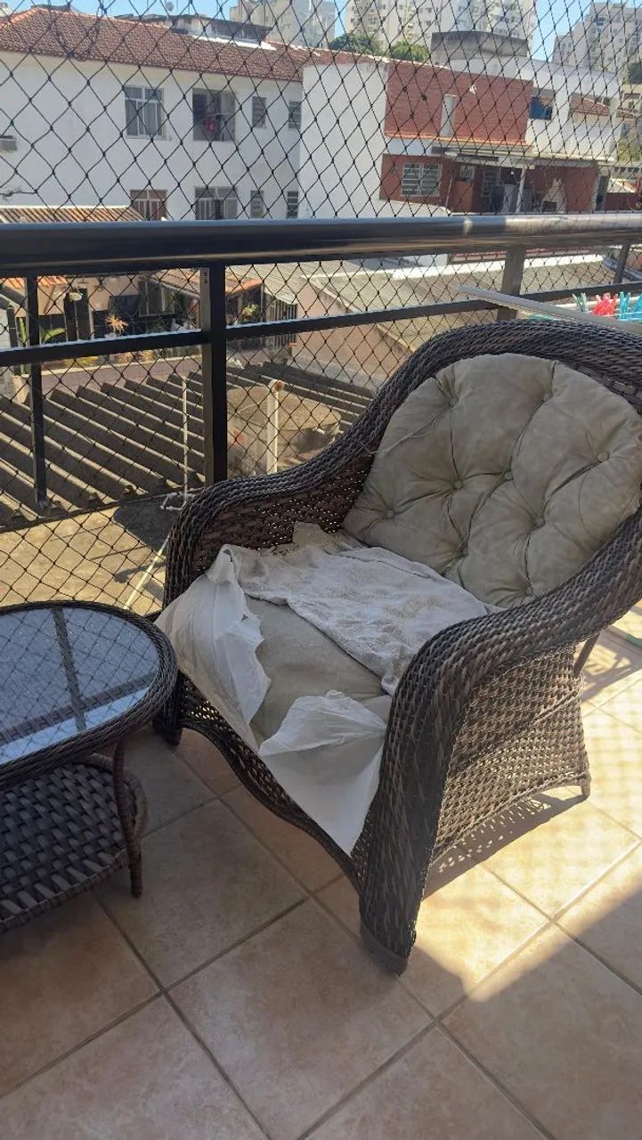  2 Poltronas fibra + Mesa de Centro fibra e vidro - Varanda Gourmet  - Foto 5