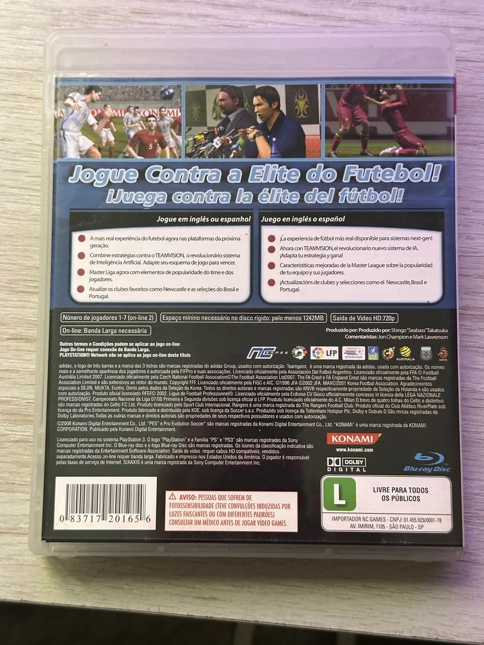 PES 2008 PS3 - Foto 4