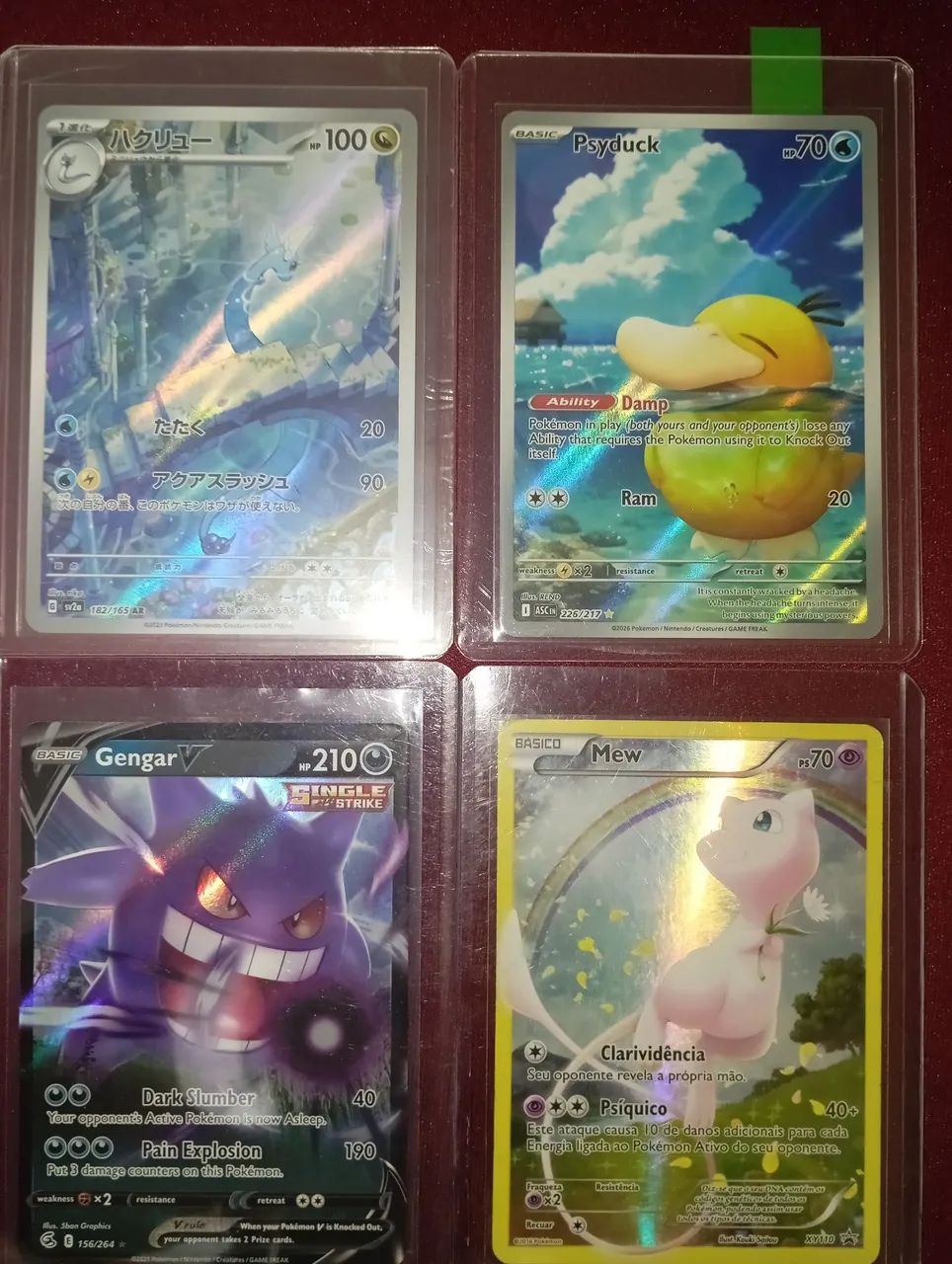 Cartas Pokémon Raras a Negociar (Charizard, Pikachu, Gengar, Mewtwo, Greninja, Eevee) - Foto 6