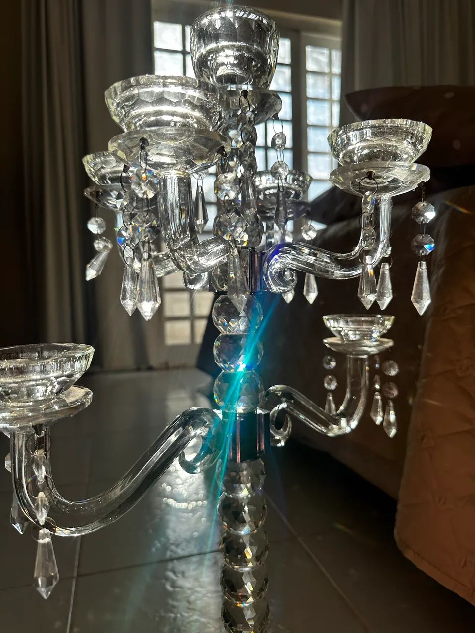 Castiçal de cristal  - Foto 4