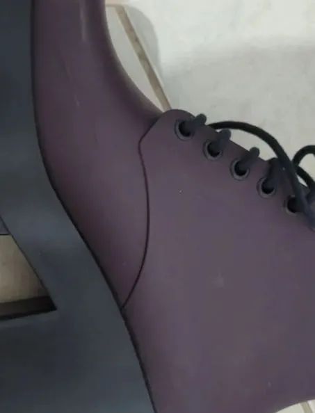 bota melissa stellar roxa 36 - Foto 2