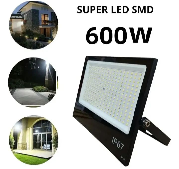 Refletor de Led 600W Branco Frio - Foto 3