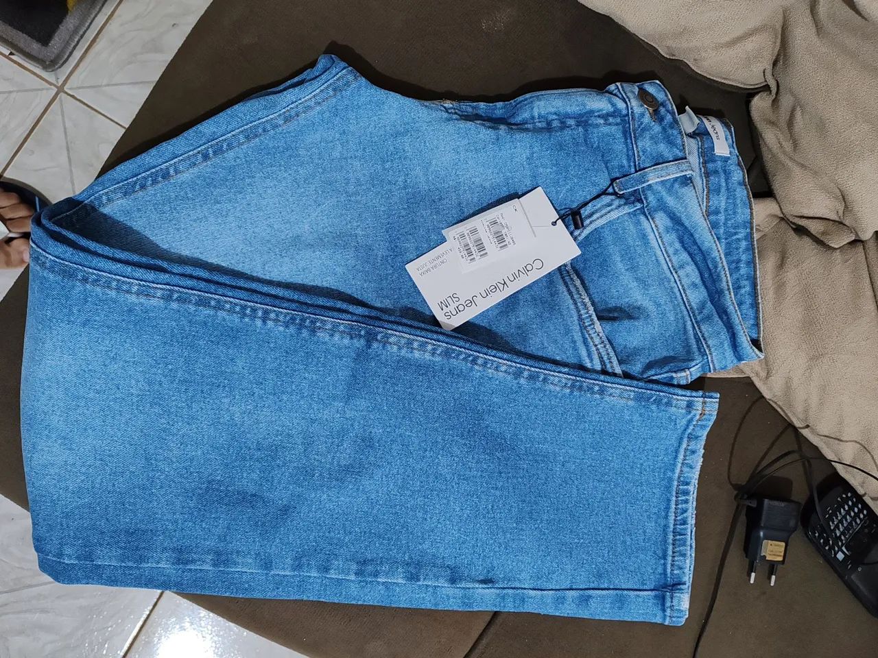 Calça Slim Calvin Klein Original n42 - Foto 2