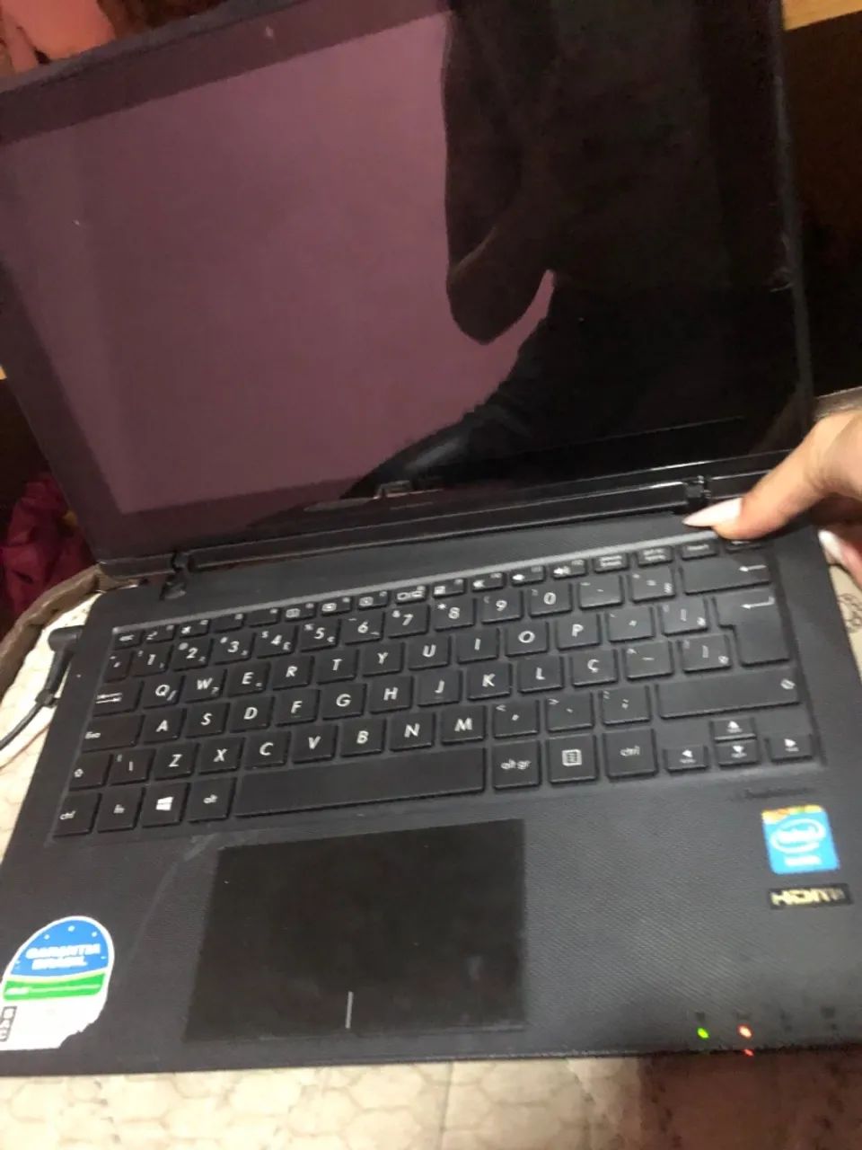 Notebook para troca de peças +um teclado de pc - Foto 2