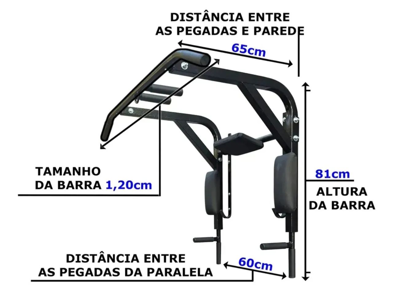 BARRA FIXA - PARALELA - Foto 3