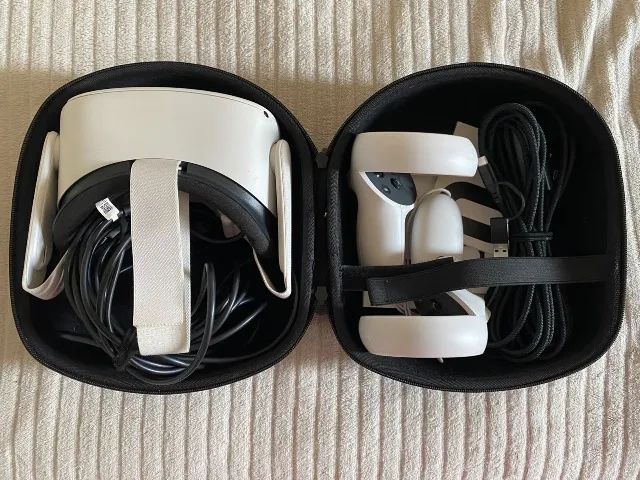 Kit Oculus Quest 2 256GB Original + Maleta + 2 Cabos Extensores +