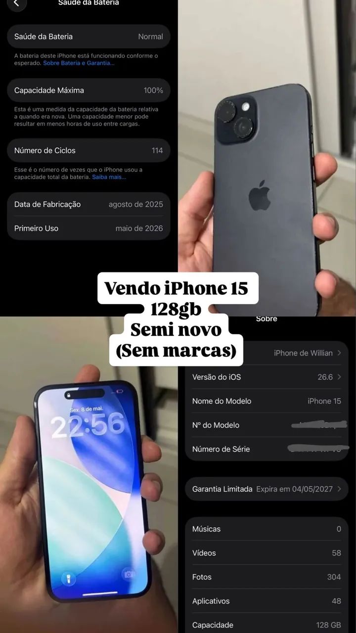 iPhone 15 128gb