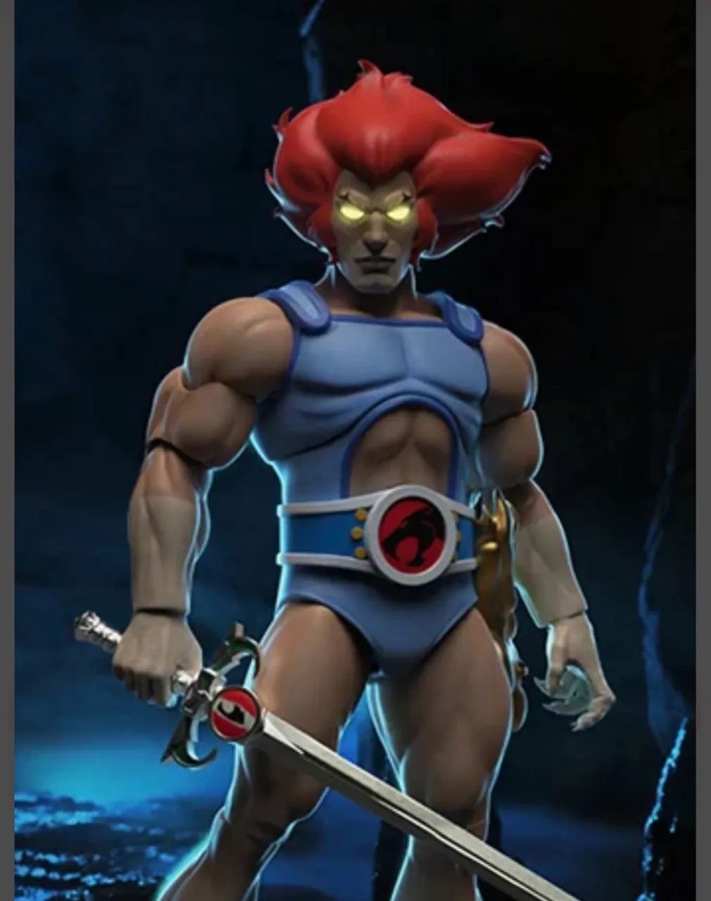 Boneco ThunderCats ULTIMATES - Lion-O - Acende Olho