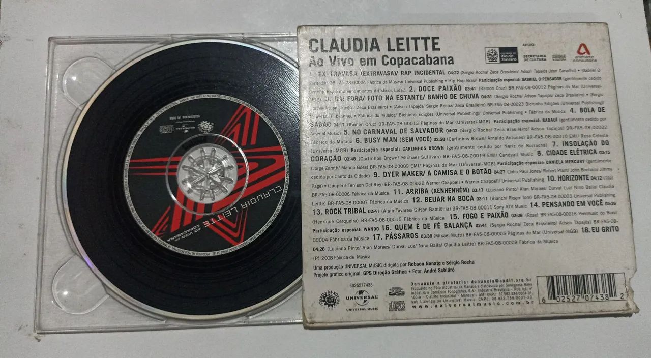 DVD duplo CD Cláudia Leite ao vivo  - Foto 3