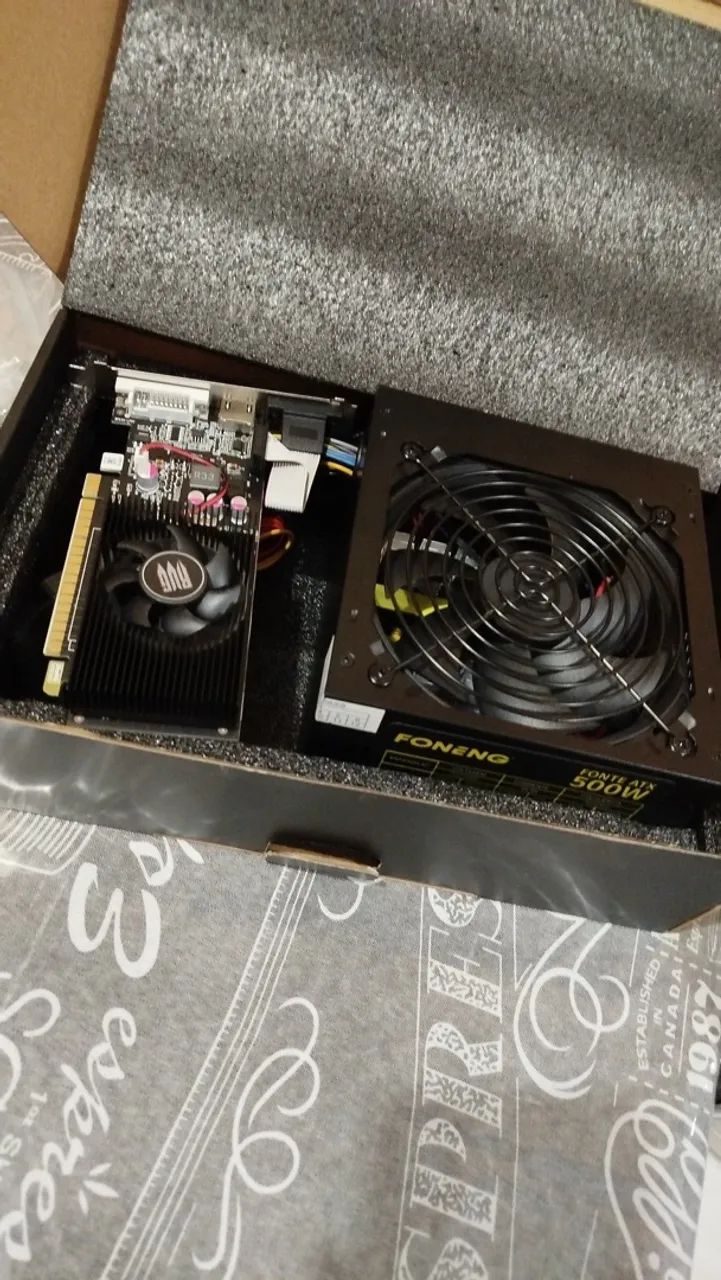placa de video e fonte
