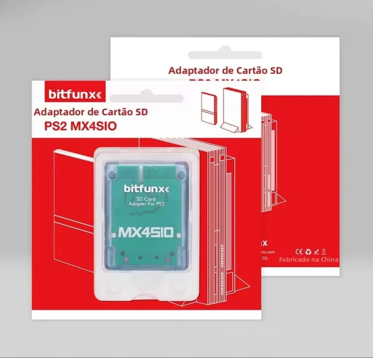 Leitor de cartão MX4SIO para PS2