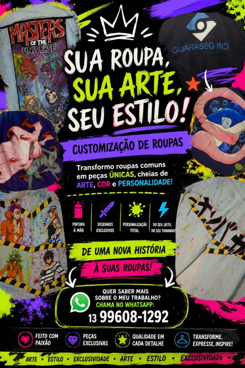Customização de roupas