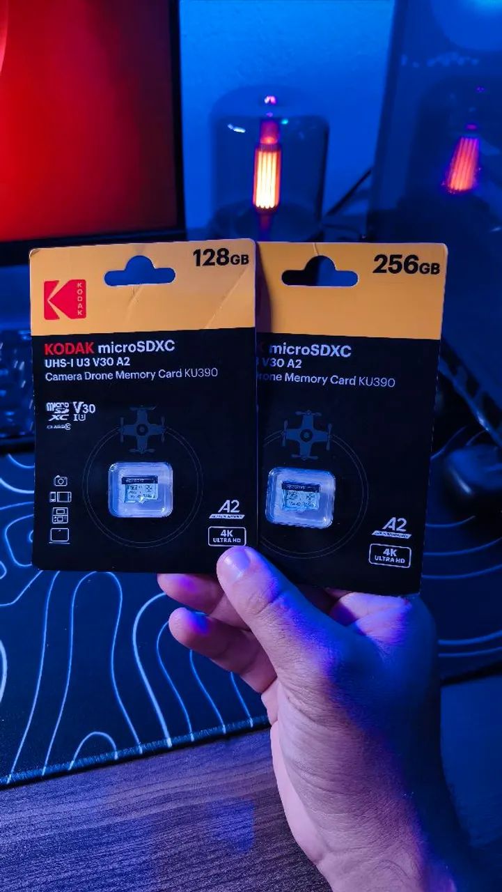 Cartão de memória para Drone e Câmera de Ação