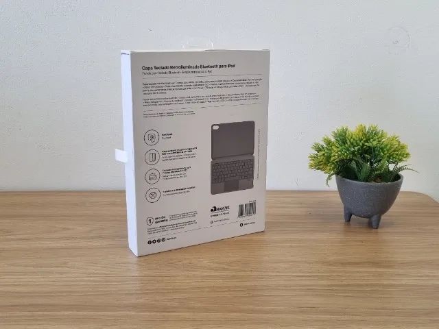 Capa para Teclado Retroiluminado para iPad 10ª | Bluetooth | Cinza - Foto 2