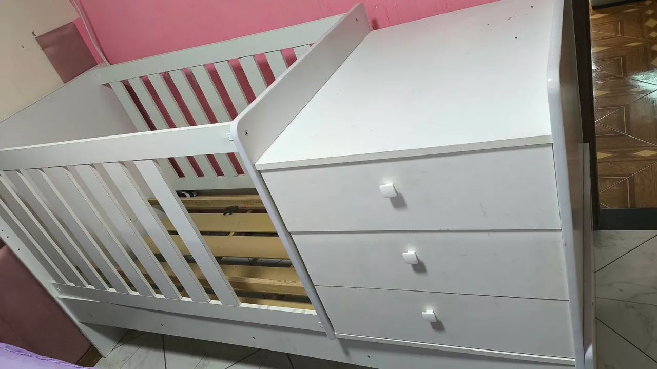 Berço infantil com gavetas - Foto 4