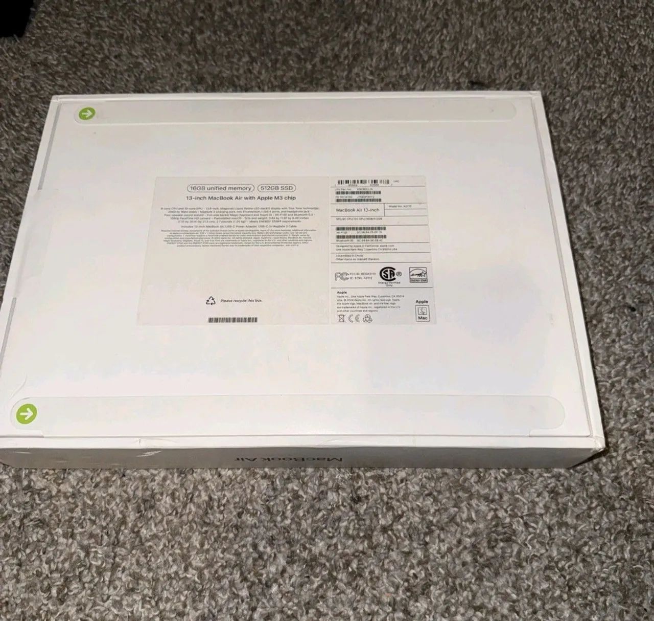 Macbook Air M3 13 Pol / 16GB / 512GB SSD (Lacrado) - Notebooks