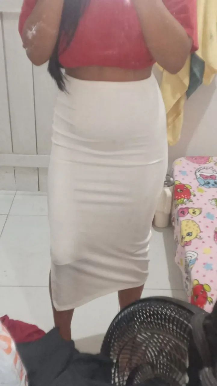 Saia branca