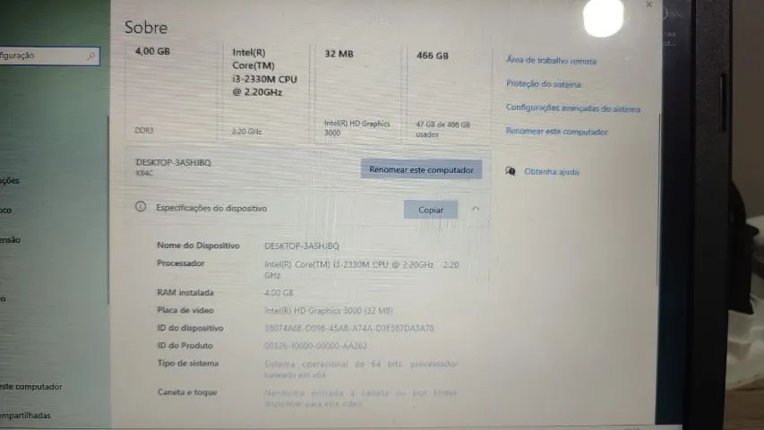 Notebook Asus X44C, Core i3 2330, 4GB Ram, HD 500 - Foto 4