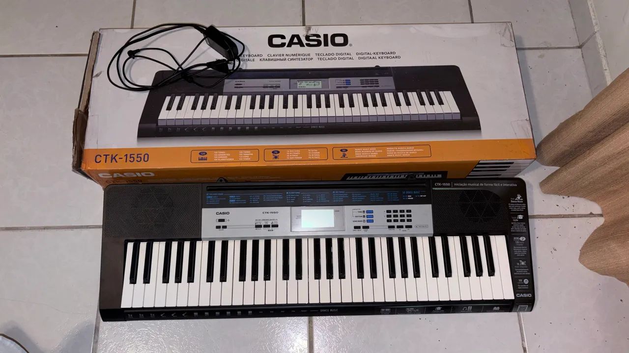 Teclado digital Casio CTK-155065192842464771122