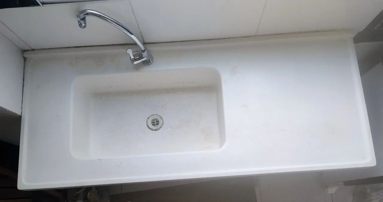 Tampo para pia de mármore sintético no bairro Acquaville 