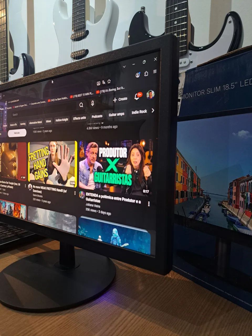 Monitor SLIM 18.5" LED - VGA/HDMI - PCTOP - Foto 4