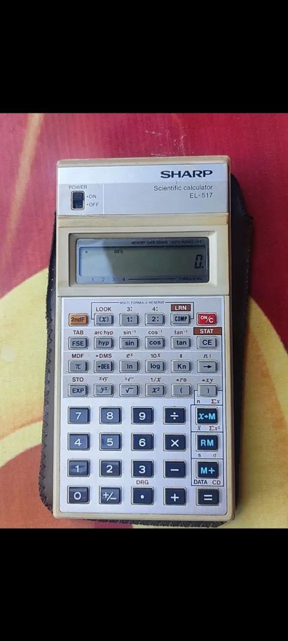 calculadora científica vintage sharp