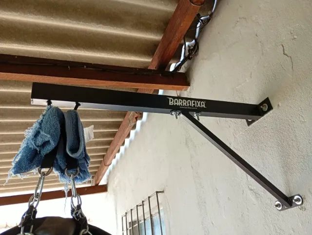SACO DE PANCADA CHEIO + SUPORTE PAREDE - Foto 3