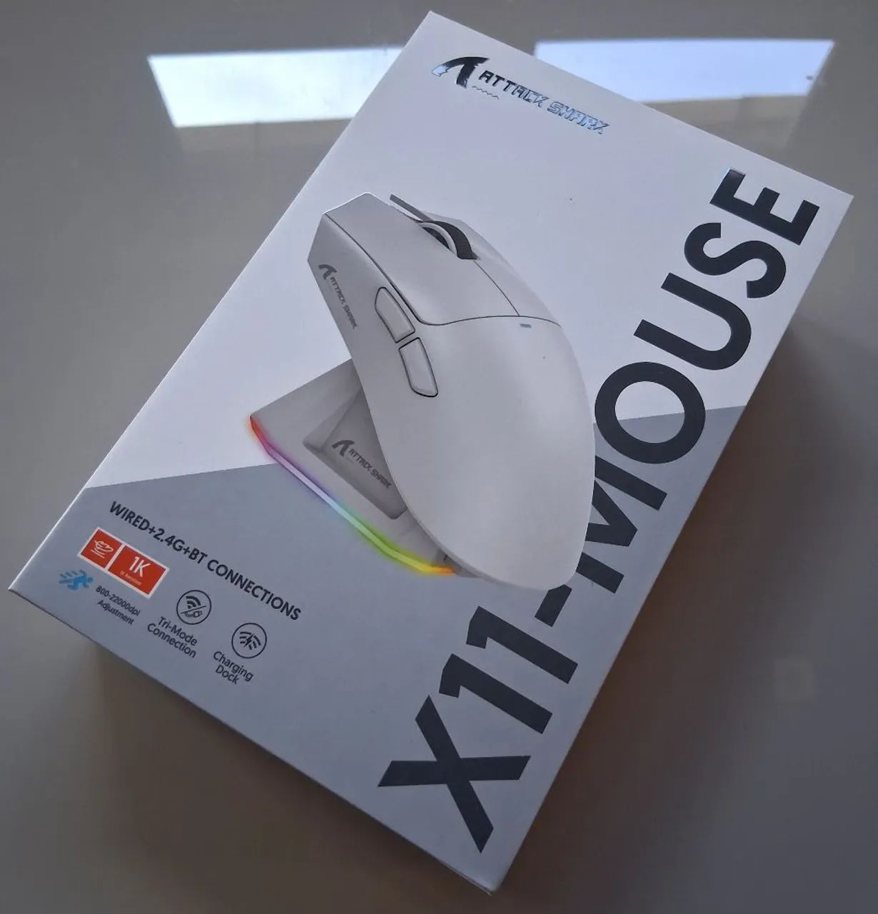 MOUSE ATTACK SHARK X11 NOVO - Foto 2