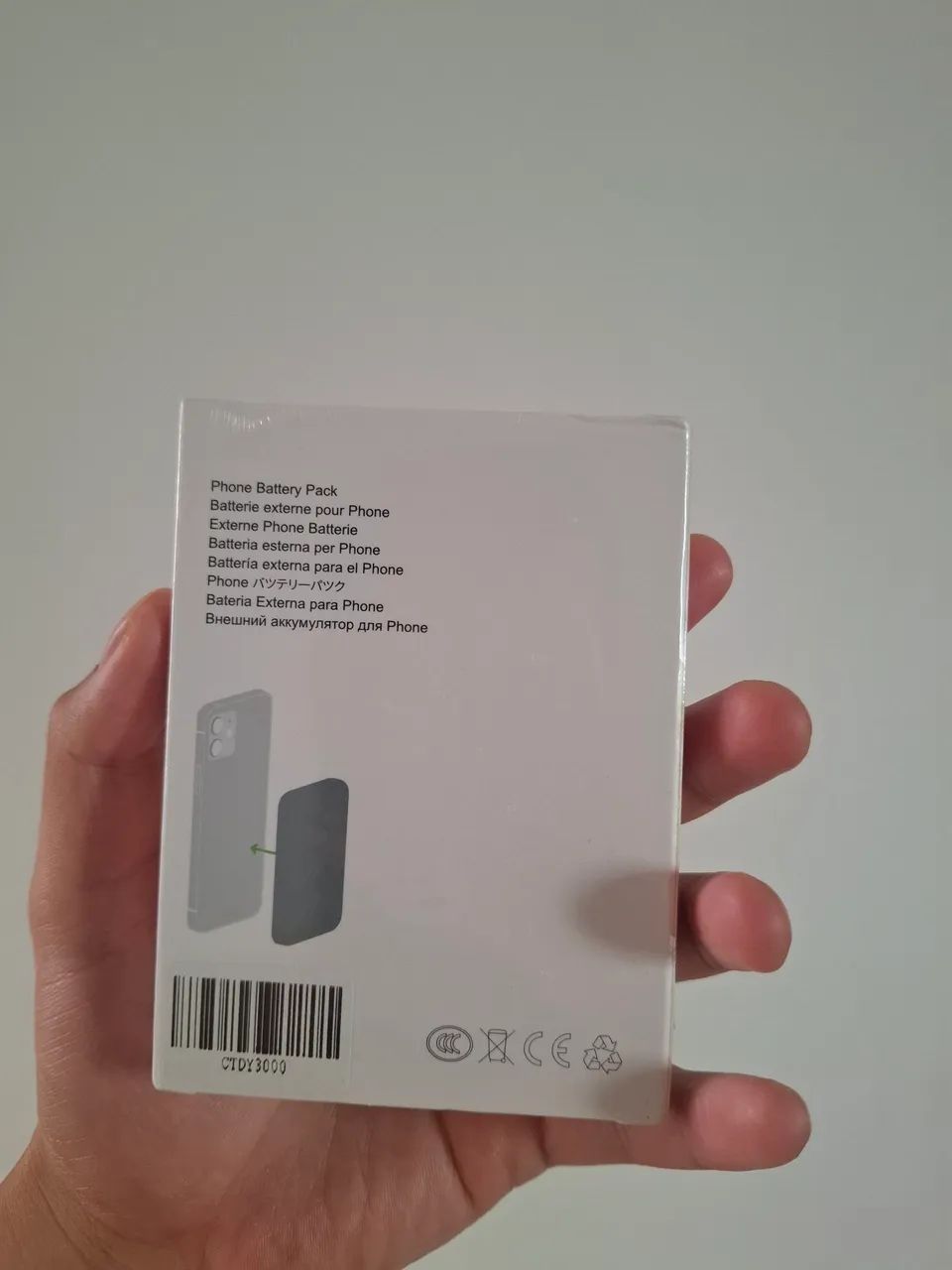Carregador iphone portátil por indução magsafe - Foto 2