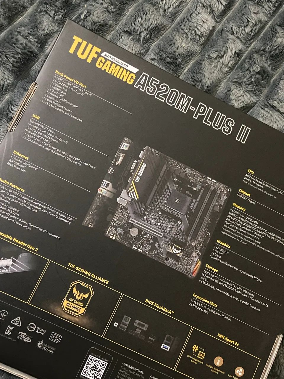 placa mae asus tuf a520m