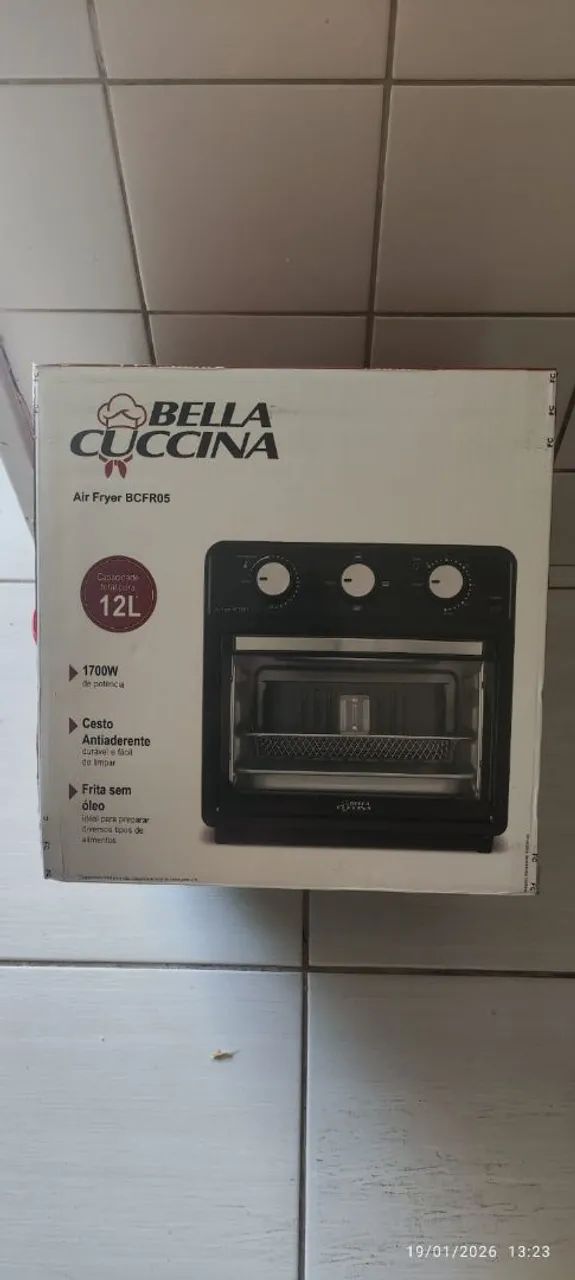 Fritadeira elétrica Air Fryer Bella Cuccina