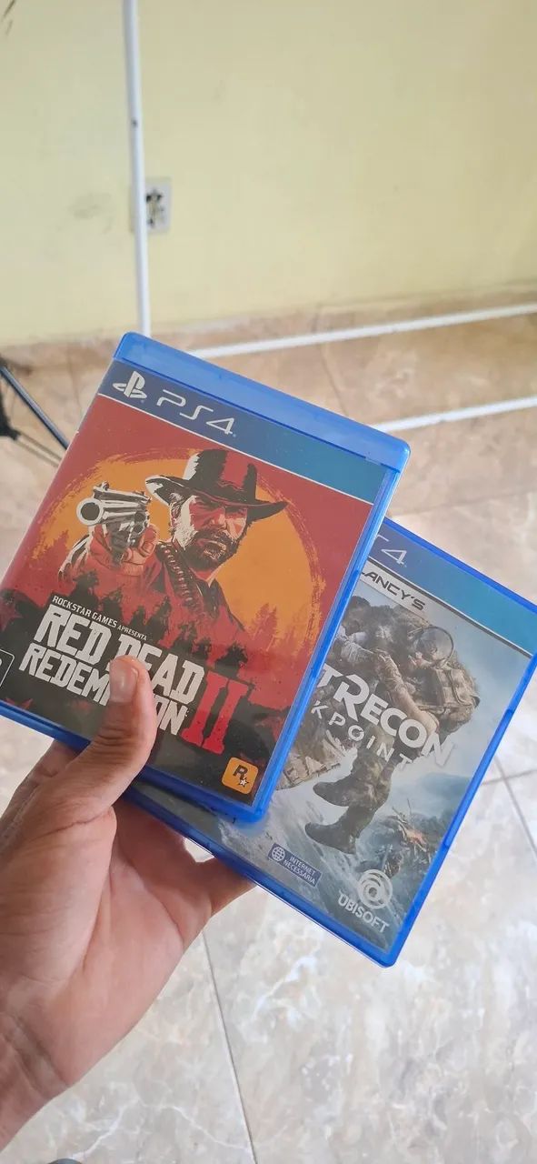 Red Dead Redemption 2 Ps4 e Tom Clancy's Ghost Recon Breakpoint Ps