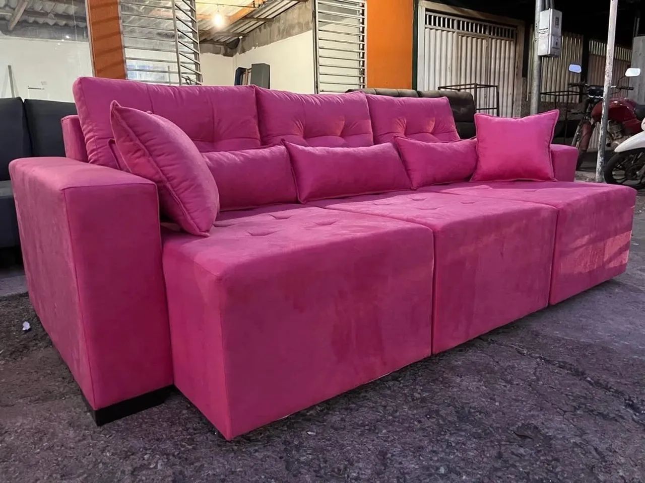 Sofá Retrátil modelo 3 Lugares  - Foto 2