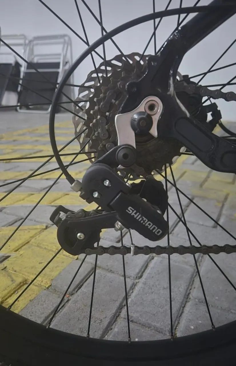 Bicicleta OX tam 17 aro 29 com itens shimano com marcha - Foto 2